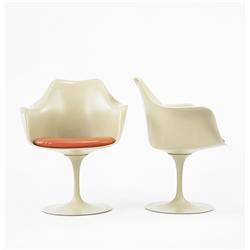 Eero Saarinen Tulip chairs, pair