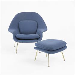 Eero Saarinen Womb chair and ottoman
