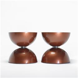 Space Age occasional tables, pair
