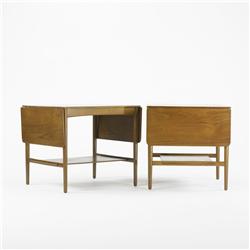 Hans Wegner extension side tables, pair