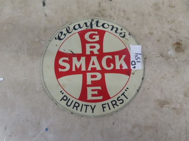 Smacking Sign Metal Clayton Grape Smack Sign 9