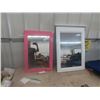 Image 1 : 2 Mirrors ; 1) Vintage 18" x 26" , 1) Modern 21" x 31"