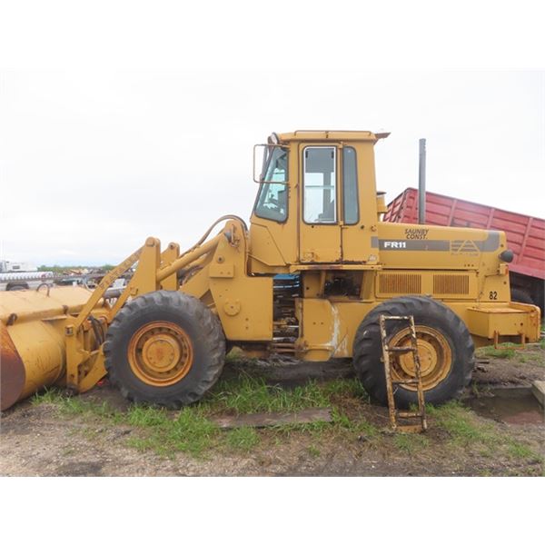 Fiat Allis FR 11 Wheel Loader, 6 Yard Bucket Runs but Need Brake Repair, Quick Attachment 14492 Hour