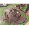 Image 1 : (4) 34" x 3 3/4" Steel Wagon Wheels from St Andrews Jct HWY #8 + #67 1 1/4 Mile South on HWY #8  For