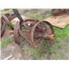 Image 2 : (4) 34" x 3 3/4" Steel Wagon Wheels from St Andrews Jct HWY #8 + #67 1 1/4 Mile South on HWY #8  For