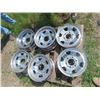 Image 1 : 6 Rims ; (4) 16" - 6 Hole Rims & (2) 15" - 6 Hole Rims from St Andrews Jct HWY #8 + #67 1 1/4 Mile S