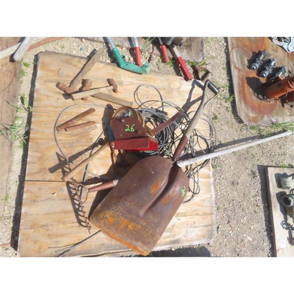 Hand Winch, Yard Tools, Cable, Ball Pin Hammer plus more   from St Andrews Jct HWY #8 + #67 1 1/4 Mi