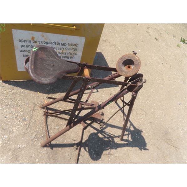 Knife Sharpener Treadle from St Andrews Jct HWY #8 + #67 1 1/4 Mile South on HWY #8  For Viewing & P