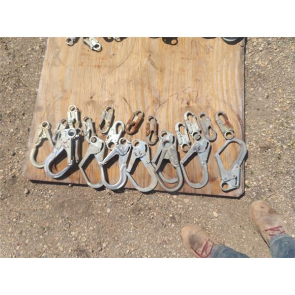 20 Safety Harness Clamps from St Andrews Jct HWY #8 + #67 1 1/4 Mile South on HWY #8  For Viewing & 