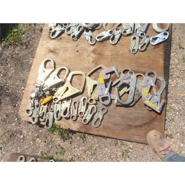 20 Safety Harness Clamps from St Andrews Jct HWY #8 + #67 1 1/4 Mile South on HWY #8  For Viewing & 