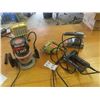Image 1 : 4 Power Tools ; Craftsman Router, Jig Saw, Sander Stapler