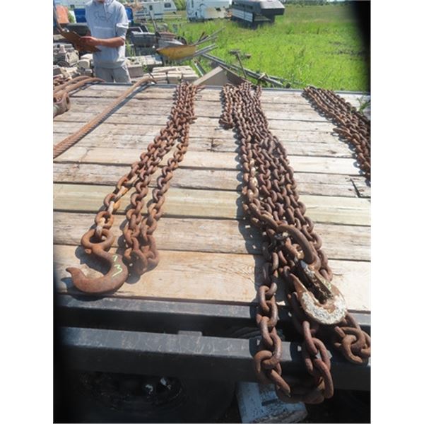 (1) 24 ft Chain, (1)  30 ft Chain from St Andrews Jct HWY #8 + #67 1 1/4 Mile South on HWY #8  For V