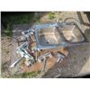 Image 1 : Stainless Steel Kitchen Sink & Taps from St Andrews Jct HWY #8 + #67 1 1/4 Mile South on HWY #8  For
