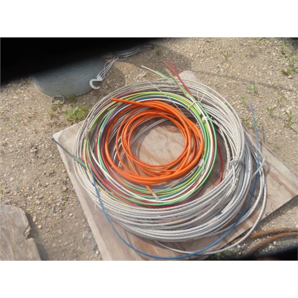 Aluminum Cable, Hose from St Andrews Jct HWY #8 + #67 1 1/4 Mile South on HWY #8  For Viewing & Pick