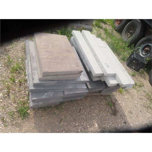 Sidewalk Pads from St Andrews Jct HWY #8 + #67 1 1/4 Mile South on HWY #8  For Viewing & Pick Up Con