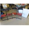 Image 1 : Folding Leg Card Table & 4 Chairs