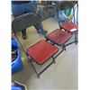 Image 2 : Folding Leg Card Table & 4 Chairs