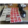 Image 1 : 2 Snowmobile Helmets, Number Stickers, Dealership Car Specs