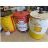 Image 2 : (6) 5 Gal Oil Pails ; Esso, Shell