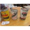 Image 2 : 7 Oil Quart Cans ; Castrol, Rislane, Ford, Esso, Shell