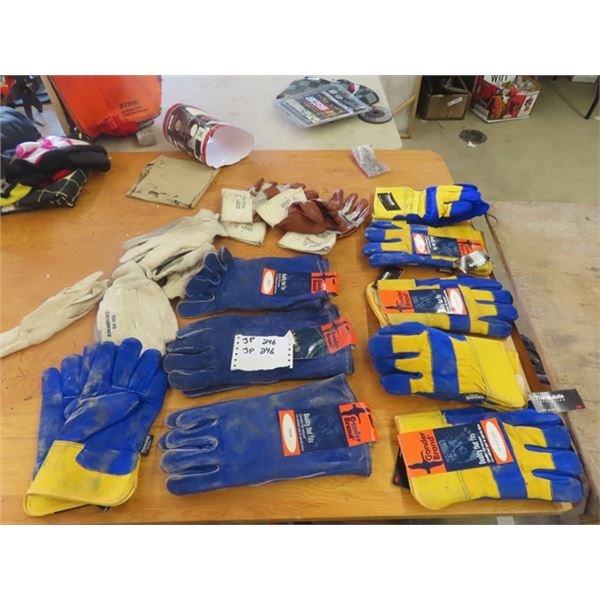 15 + Pairs of New Work/Yard Gloves