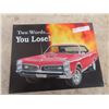 Image 2 : 2 Pictures ; Cadillac 25" x 36" , You Lose 12" x 16"