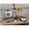 Image 1 : Back Pack Sprayer, Weed Eater, 50' Rubber Hose