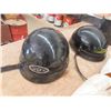 Image 3 : 2 Motorcycle Helmets, Set of Long Horns, Moto- Ski Tool Box