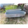 Image 1 : 2 Galvanized Sheep Water Trough - Approximately 85 Gal