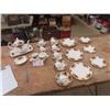 Image 1 : Royal Albert Items , 31 Old Countrry Roses pcs  , Tea Pot, Cream + Sugar Set , Cup + Saucer Pairs