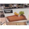 Image 3 : Drop Side Toaster, Carving Set , 3 pc Teak Tray Set plus more