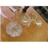 Image 2 : Depression Glass, China Plate, Vase, Sugar Bowl