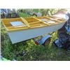 Image 4 : Home Made Run About Wood Structure 14' Boat with EZ Loader Trailer  *** Item is OFFSITE in East Selk