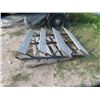 Image 1 : 4 Tier Metal Frame Stair Riser with Wooden Steps