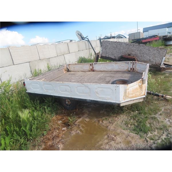 Utility Trailer with Spare Ball Hitch 76" x 110"