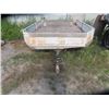 Image 2 : Utility Trailer with Spare Ball Hitch 76" x 110"