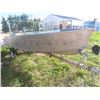 Image 3 : AlumaWay 16 ' Boat with Johnson 15 HP Outboard Motor, Anchor & Trailer with TOD