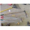 Image 2 : 6 Yard Tools ; Rake , Pick, Clipper, Electric Weed Eater, Pruners