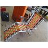 Image 2 : Compact Picnic Table with Fold Out Legs, Lounger Yard Chaise, Water Container