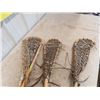 Image 4 : 4 Vintage 1950's Lacross Sticks
