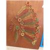 Image 4 : Very Nice First Nations Strinng Art 19" x 26" & Frame Print ( Haida)