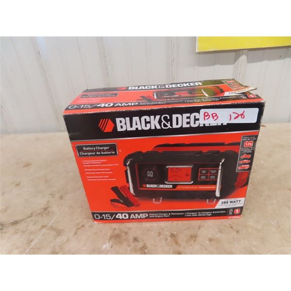 Never Used B+D Battery Charge 0-15/40 Amp Enginne Start 288 Watt