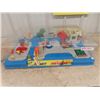 Image 1 : Toy Store Counter Top Display for Majortte Toys, Village with Building People + Variety of Cars -Maj