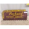 Image 1 : Packard Metal Battery Cable Sign/Rack 8.5" x 20"