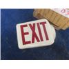 Image 2 : Vintage Glass Exit Light Shade