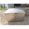 Image 3 : Stainless Steel Prep Table with 2 Sided Storage Underneath 4' x 4'