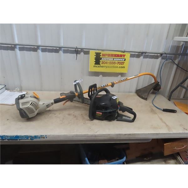 Craftsman Chain Saw & Ryobi Gas Weed Eater