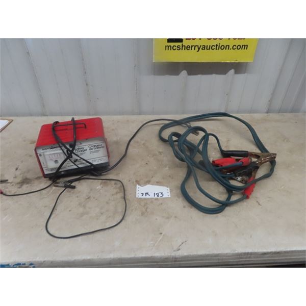 Motomaster Battery Charger & Booster Cables