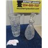 Image 2 : Crystal Vase & Decanters