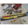 Image 2 : Metal Tool Box , Wrenches, Clamps, Screwdrivers New Serpentine Belt Tool plus more
